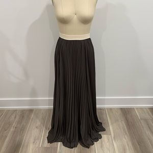 Enza Costa elastic waist pleated maxi skirt/dress
